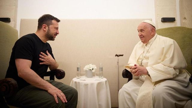 Il Papa riceverà venerdì il presidente ucraino Zelensky