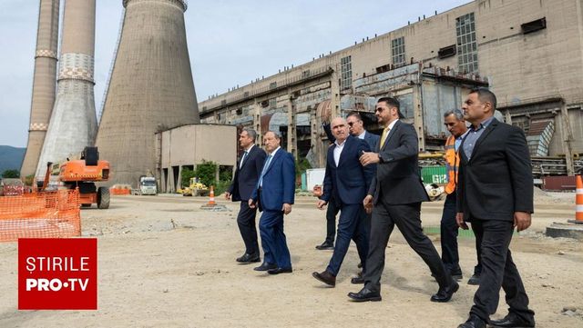 Premierul interimar al României, Ilie Bolojan, în vizită la centrala de la Mintia: Va fi cea mai mare centrală pe gaz din UE