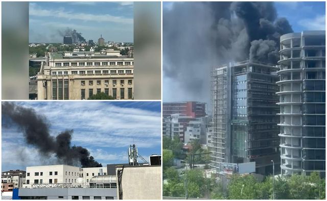 Incendiu la o clădire dezafectată din Nordul Capitalei