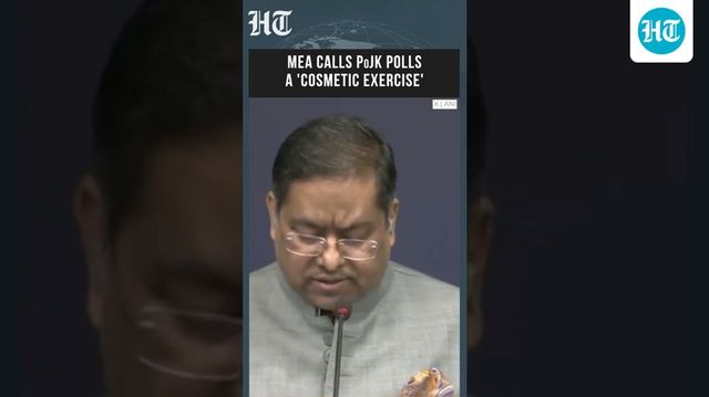 PoJK polls a ‘cosmetic exercise’ to mask illegal occupation, says MEA