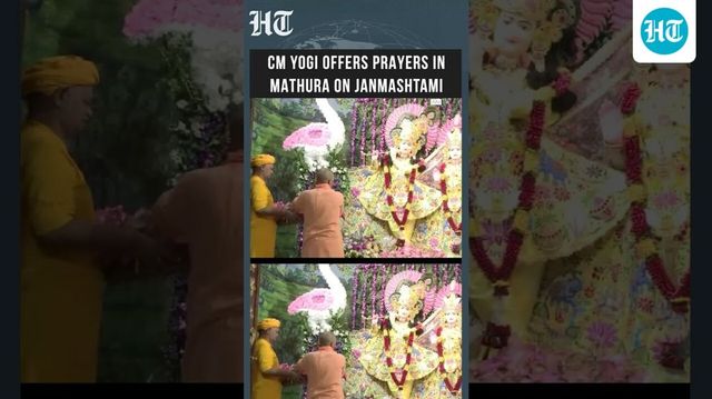 On Janmashtami, Yogi Adityanath vows Ayodhya-style makeover for Mathura
