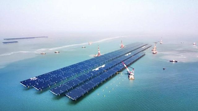 China enciende el mayor parque solar marino del mundo