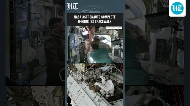 NASA Astronauts Complete Six-Hour Spacewalk Outside International Space Station