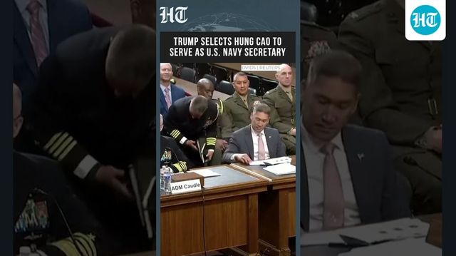 Trump nominates Hung Cao as Navy secretary amid Iran war strain