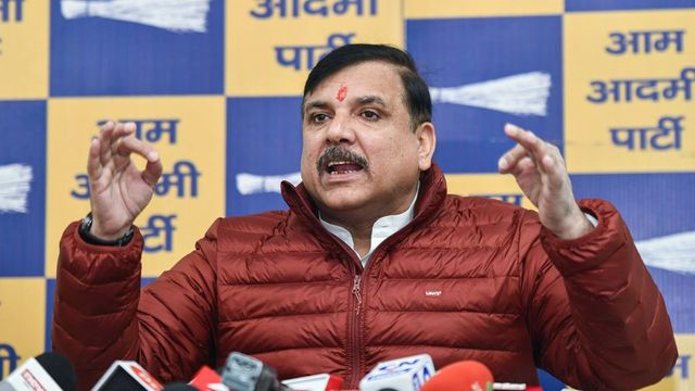 AAP's Sanjay Singh Claims BJP Trying To Delete Wife's Name From Voters List Ahead Of Delhi Polls