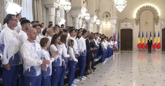 Klaus Iohannis a primit la Cotroceni echipa României care ne va reprezenta la Olimpiada de la Paris. Unei sportive i s-a făcut rău