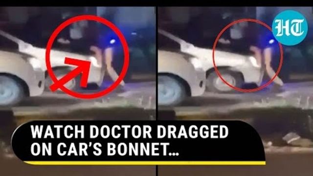 Doctor Dragged For 50 Meters On Car Bonnet In Panchkula