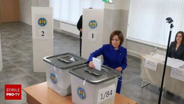Alegeri Rep. Moldova. Președinta Maia Sandu: Am votat pentru un Parlament care respectă cetățenii