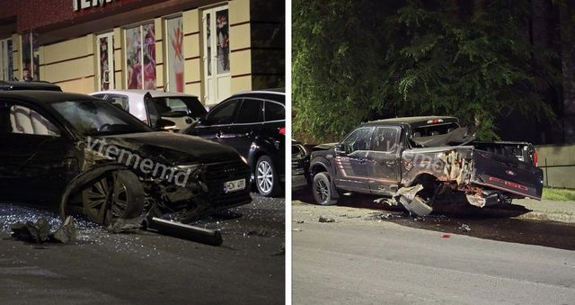 Șofer beat, reținut după ce a provocat un accident în lanț și a fugit de la locul impactului
