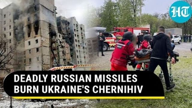 Russian Missile Barrage Kills 18, Injures 77 In Historic Ukraine City