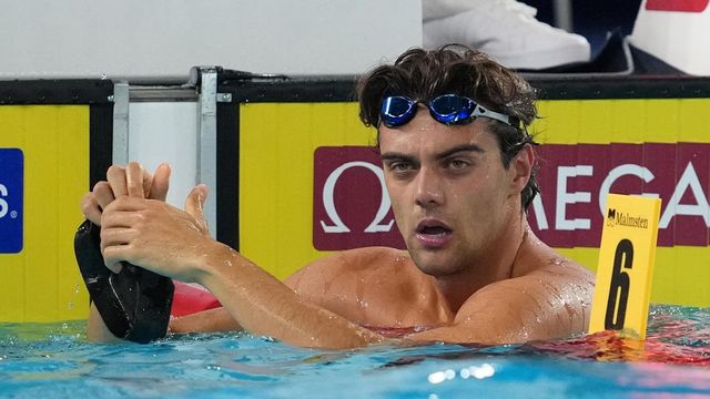 Europei di nuoto, Razzetti argento nei 400 misti