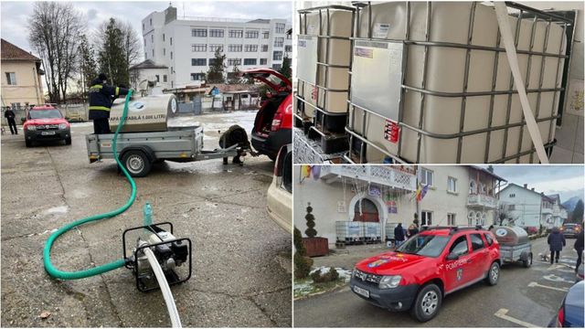 4 localități din Brașov au rămas fără apă de trei zile, după ce izvorul care alimentează zona a fost poluat cu motorină