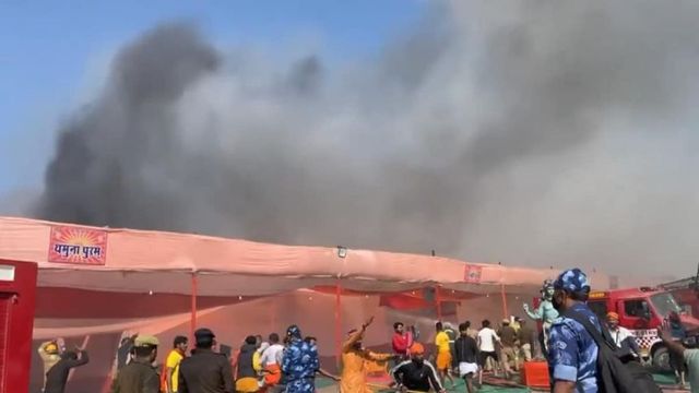 Fire Breaks Out In Prayagraj's Maha Kumbh Mela Area