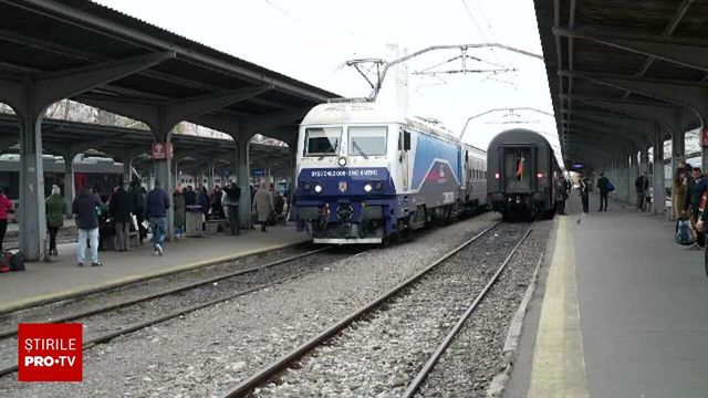Noul mers al trenurilor CRF Călători va intra în vigoare duminică