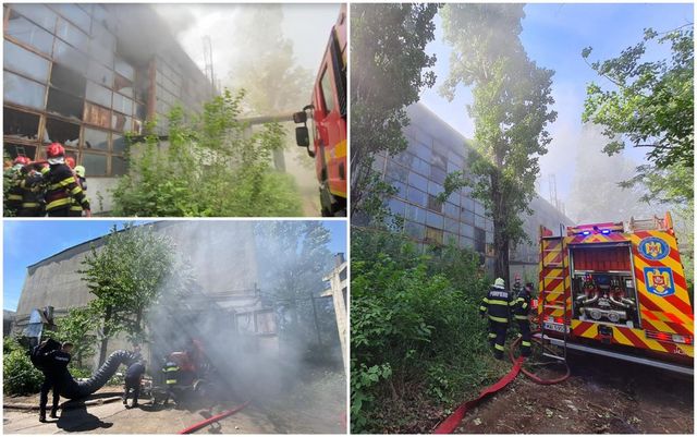 Incendiu uriaș la o hală plină cu reziduuri petroliere din Ploiești. Locuitorii din zonă au primit un mesaj RO-Alert