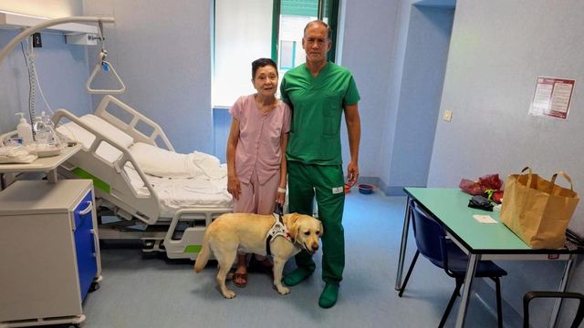 Dopo 5 anni di cecità, torna a vedere con un trapianto da un occhio all'altro