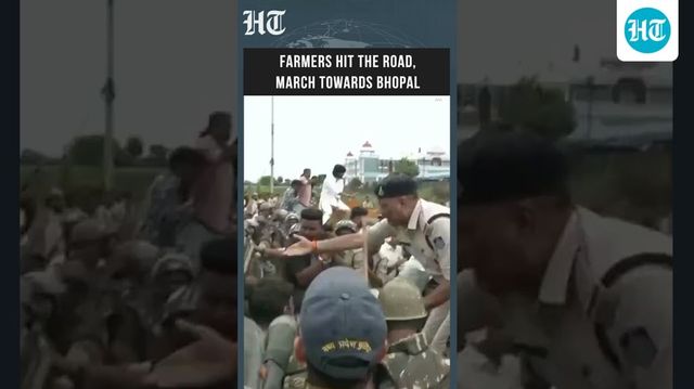 Farmers March to Bhopal Demanding 100% MSP Procurement for Moong