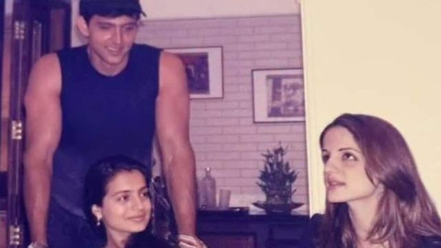 Hrithik Roshan, Sussanne Khan are all smiles in Ameesha Patel’s throwback pic from Kaho Na Pyaar Hai shoot