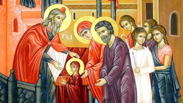 Creștinii ortodocși de rit vechi marchează Intrarea Maicii Domnului în Biserică