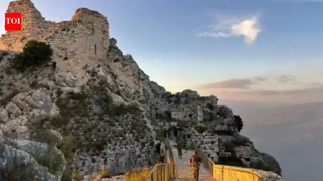 Inside 900-year-old Beaufort Castle, a strategic ridge captured by Israel in Lebanon