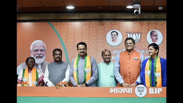 Six-time BJD MP Bhartruhari Mahtab joins BJP, likely to be fielded from Cuttack