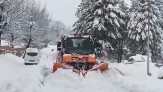 Fresh snowfall brings Kashmir valley to a standstill