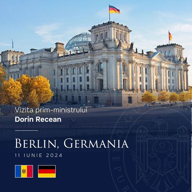 Prim-ministrul Dorin Recean va reprezenta Republica Moldova la Conferința de Reconstrucție a Ucrainei de la Berlin