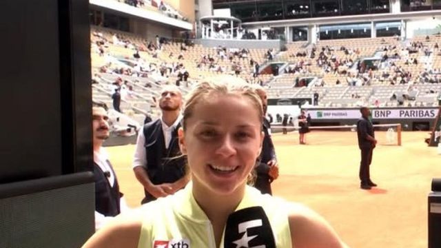 Maja Chwalinska, venită din calificări, este cea de-a doua finalistă la Roland Garros
