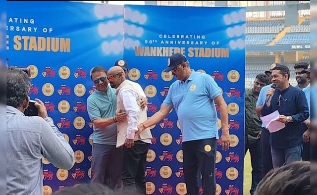 Gavaskar, Kambli Felicitated At Opening MCA's 50th Anniversary Celebrations