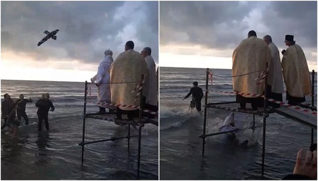 Un preot a căzut în mare, când a vrut să arunce crucea de Bobotează, în fața românilor din Italia