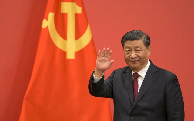 Xi Jinping a fost reales secretar general al Partidului Comunist din China pentru al treilea mandat