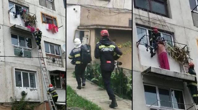 Un bărbat din Gorj a căzut de la etajul patru a unui bloc și a supraviețuit după ce s-a oprit în copertina unui vecin