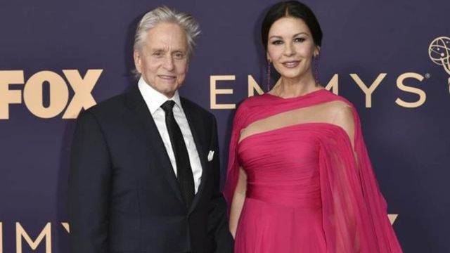 Michael Douglas and Catherine Zeta-Jones vibe to Punjabi music in India | Watch