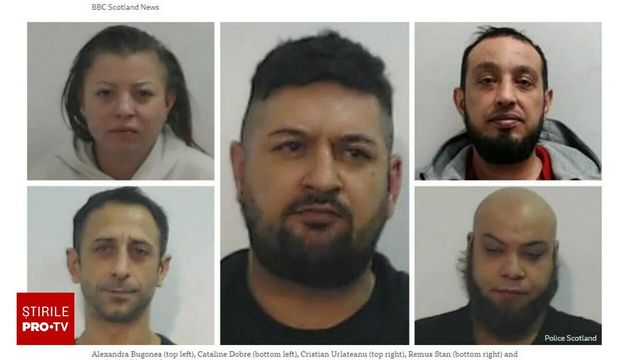 Proxeneți români condamnați la ani grei de închisoare în Scoția