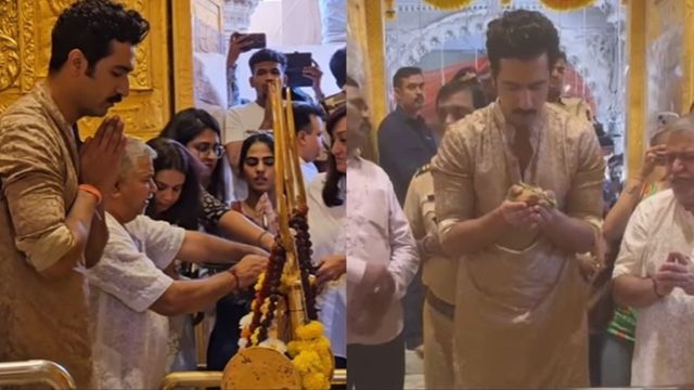 Vicky Kaushal Seeks Divine Blessings At Babulnath Temple After Chhaava's Box Office Success | WATCH