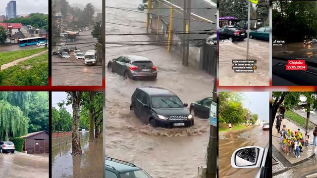Unele străzi din Chișinău ar putea fi închise temporar din cauza ploilor puternice