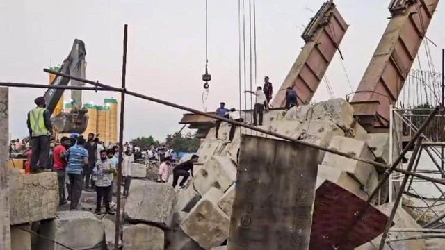 Three workers die as under-construction bridge collapses on Mumbai-Ahmedabad Bullet Train corridor