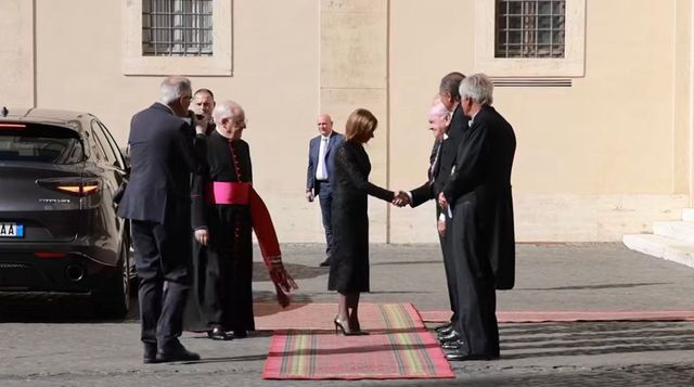 Președinta Maia Sandu a ajuns la Vatican, unde urmează să fie primită de Papa Leon al XIV-lea