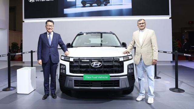 Hyundai showcases Creta Flex Fuel prototype at Bharat Mobility Global Expo 2025