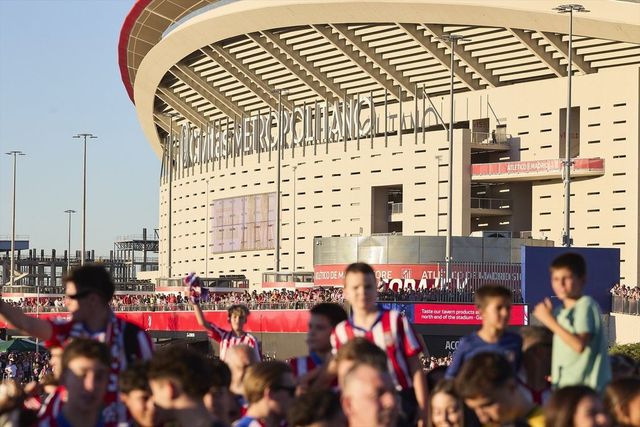 La grada de los ultras del Frente Atlético, clausurada durante tres partidos