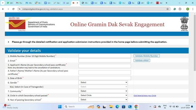 India Post GDS Recruitment 2024: Apply for 44,228 Gramin Dak Sevak posts