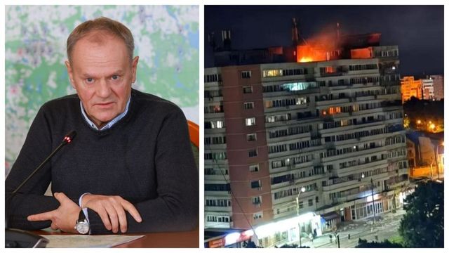 Donald Tusk cere NATO să ia în serios amenințările lui Medvedev, după prăbușirea dronei rusești la Galați