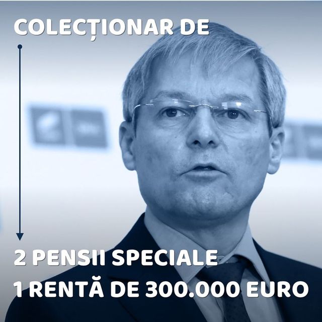 Cioloș, căutat la bani: „Colecționar de rente și pensii speciale”