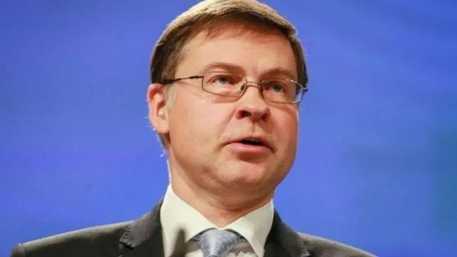 Dombrovskis, l'Ue è pronta a rispondere ai dazi Usa