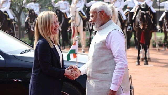 PM Modi speaks to Italian counterpart Giorgia Meloni