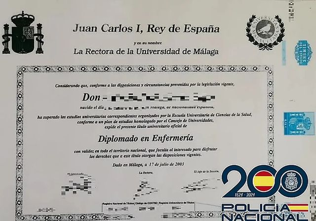 Detienen a un falso enfermero que ejercía desde la pandemia en hospitales públicos y privados de Málaga