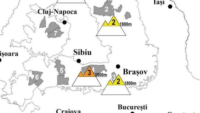 Risc de avalanșă în Munții Făgăraș