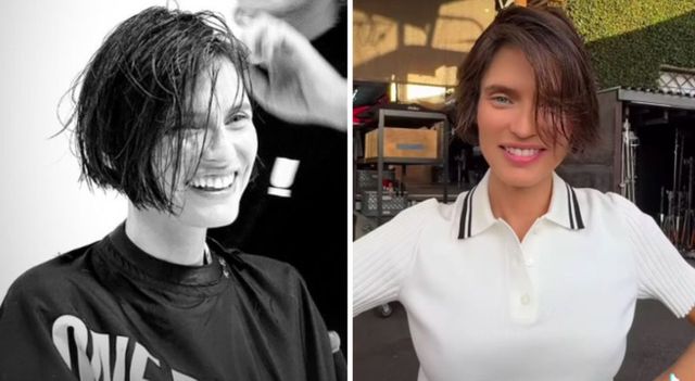 Bianca Balti e il tumore, la modella taglia i capelli prima della terapia