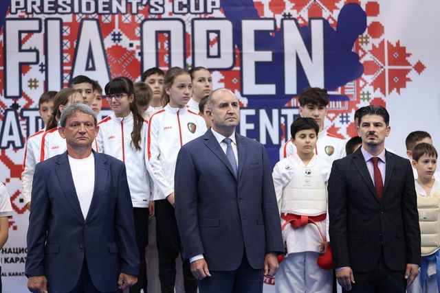 Държавният глава Румен Радев откри международния турнир Sofia Karate Open 2024 - Купа на президента