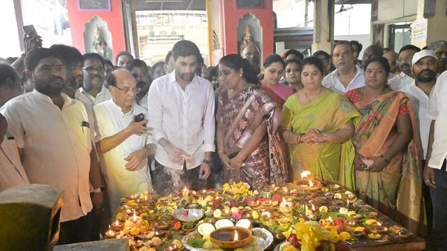 Tirupati laddu row: YSRCP members perform atonement rituals in temples in Visakhapatnam